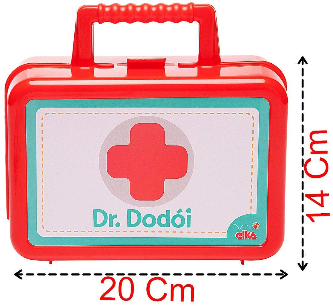Kit Dr Dodói Maleta Primeiros Socorros Vários Acessórios Infantil